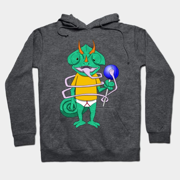 Lizard Licking Good Hoodie by Spooks2020